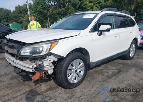 2017 Subaru Outback 2.5I Premium из США, поврежденный, VIN 4S4BSAFC0H3382434